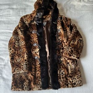 Dennis Leopard Coat